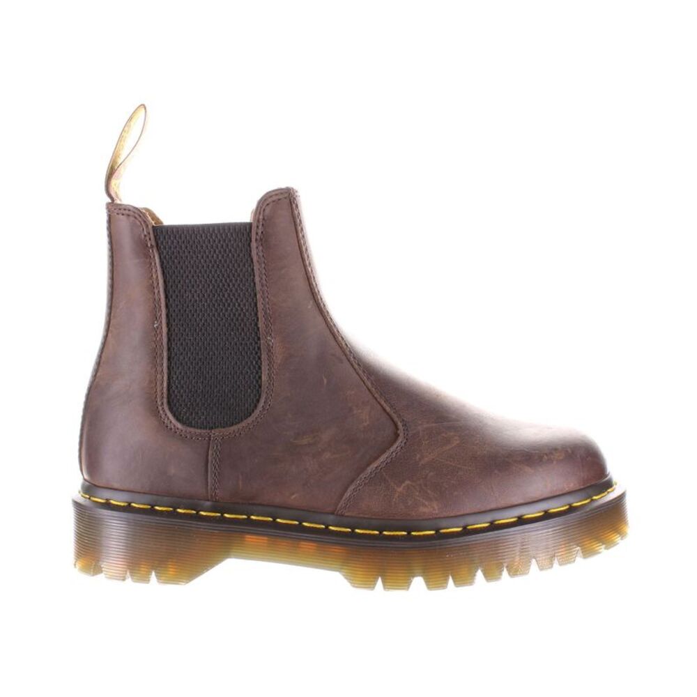 Dr. Martens "Crazy Horse" Brown Leather Chelsea Boots